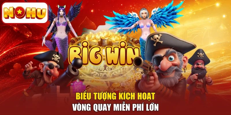 Biểu tượng kích hoạt vòng quay miễn phí lớn