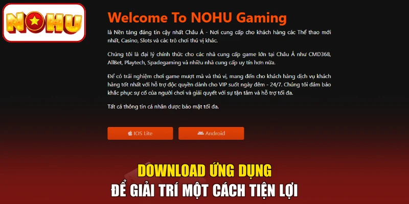 Download ứng dụng để giải trí một cách tiện lợi