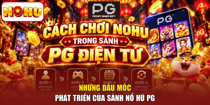 Những dấu mốc phát triển của sảnh Nổ hũ PG
