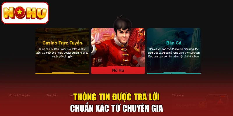 Thông tin được trả lời chuẩn xác từ chuyên gia